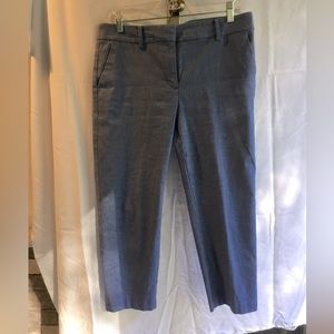 LOFT Riviera SLIM slacks, blue, Size 8 Petite, cropped